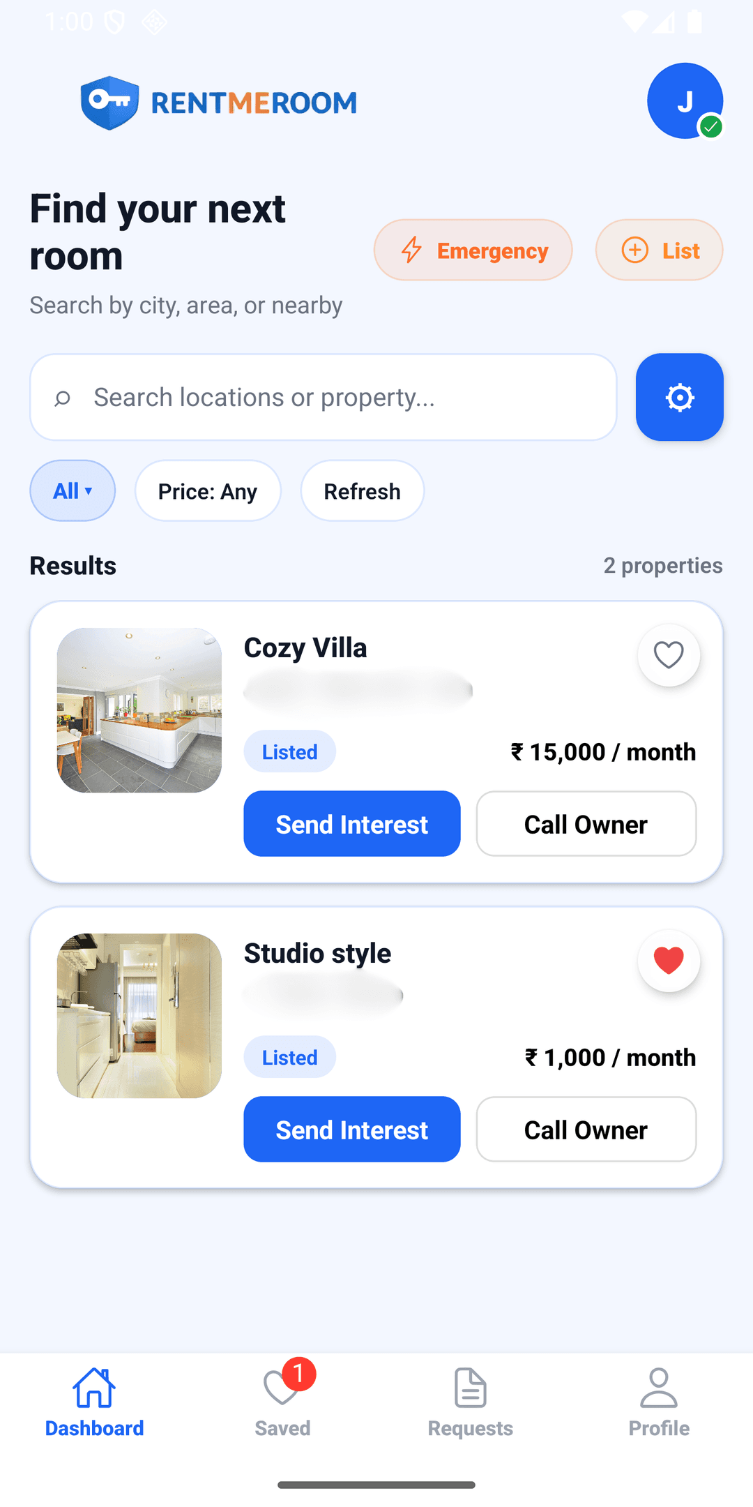 Rent Me Room screen 2