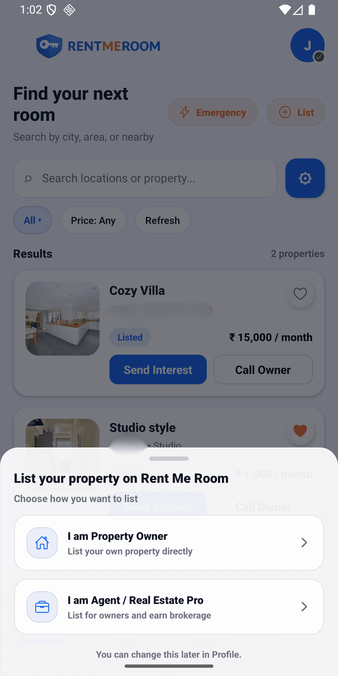 Rent Me Room screen 5